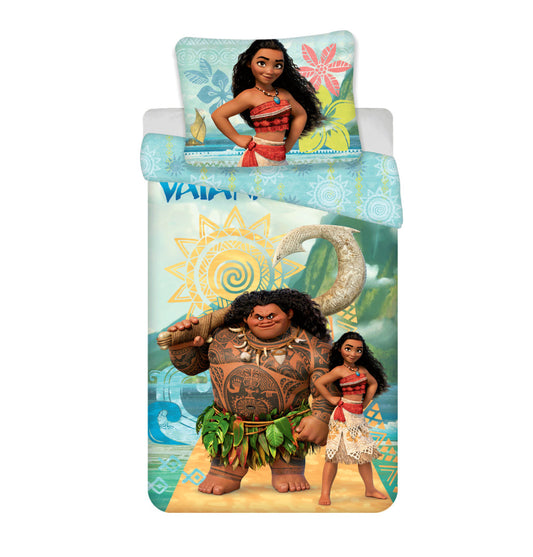 Disney Vaiana Adventure gultasveļas komplekts 140–200 cm, 70–90 cm