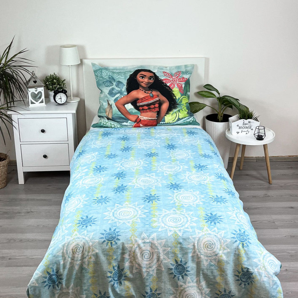 Disney Vaiana Adventure gultasveļas komplekts 140–200 cm, 70–90 cm