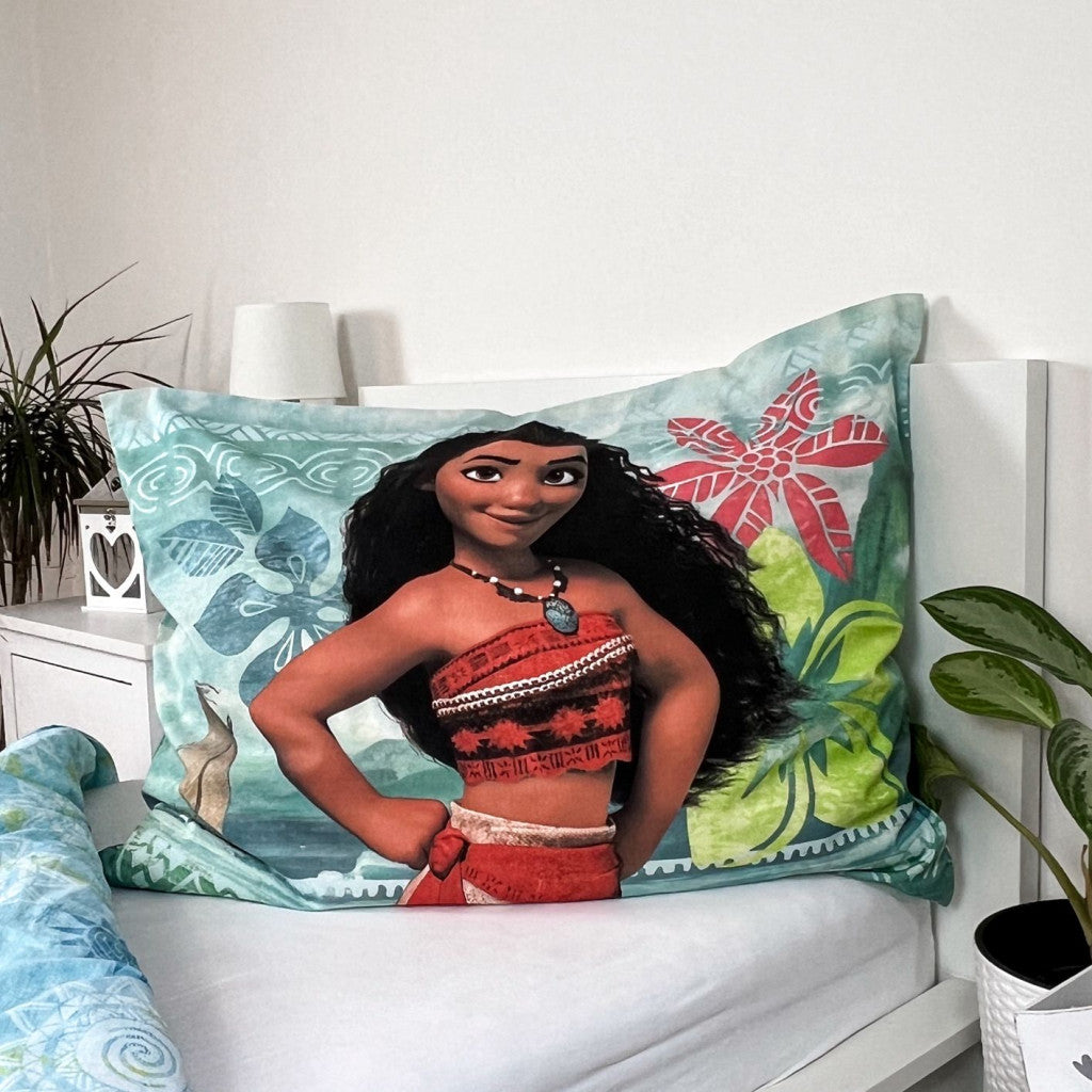 Disney Vaiana Adventure gultasveļas komplekts 140–200 cm, 70–90 cm