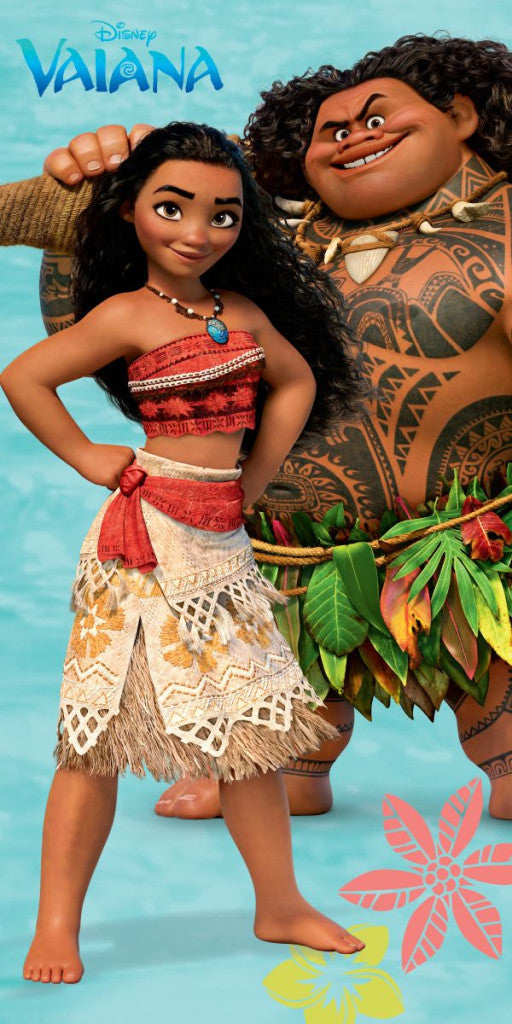 Disney Vaiana vannas dvielis, pludmales dvielis 70x140cm