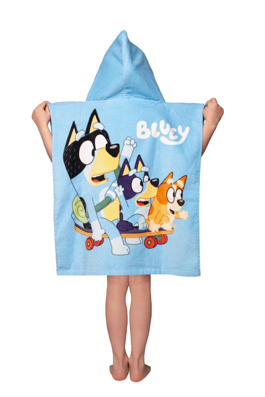 Bluey Skate pludmales dvieļu pončo 50x115cm