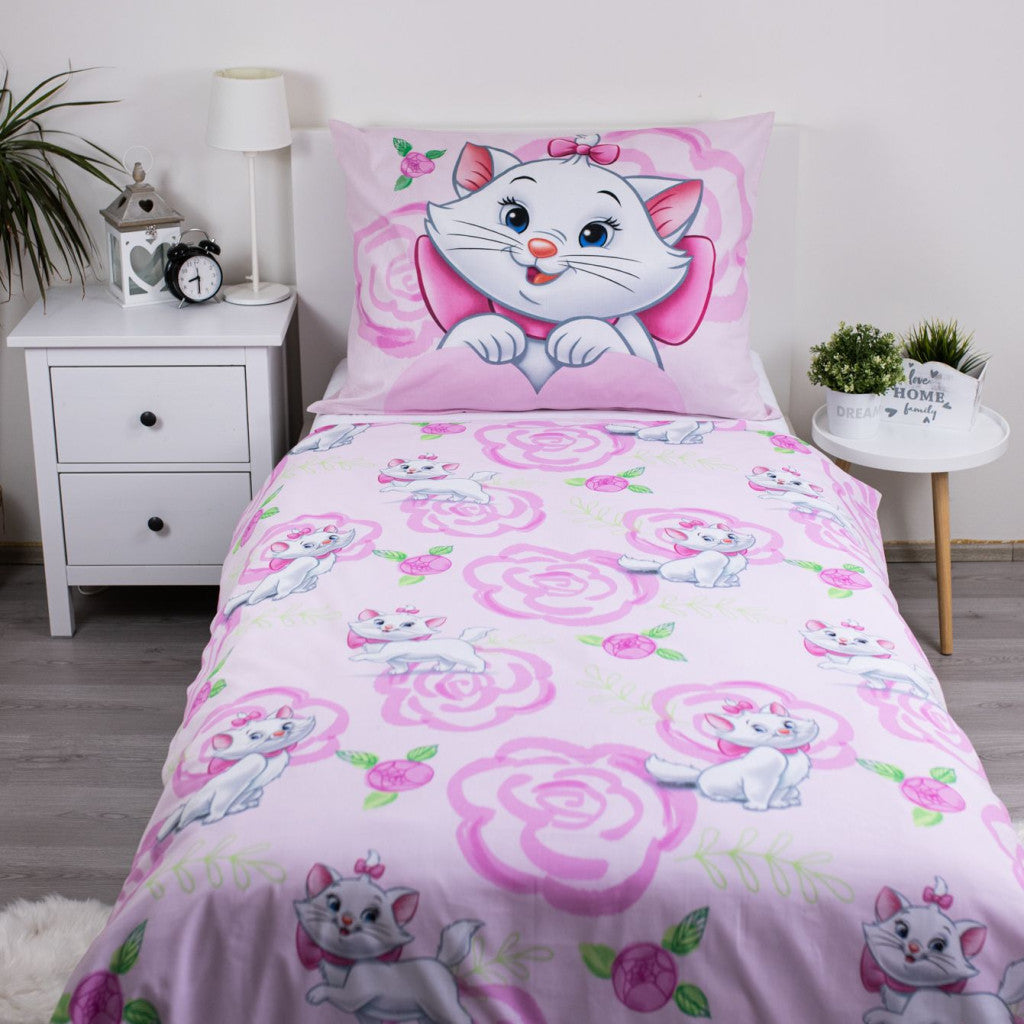 Disney Marie Rose gultasveļas komplekts 140–200 cm, 70–90 cm