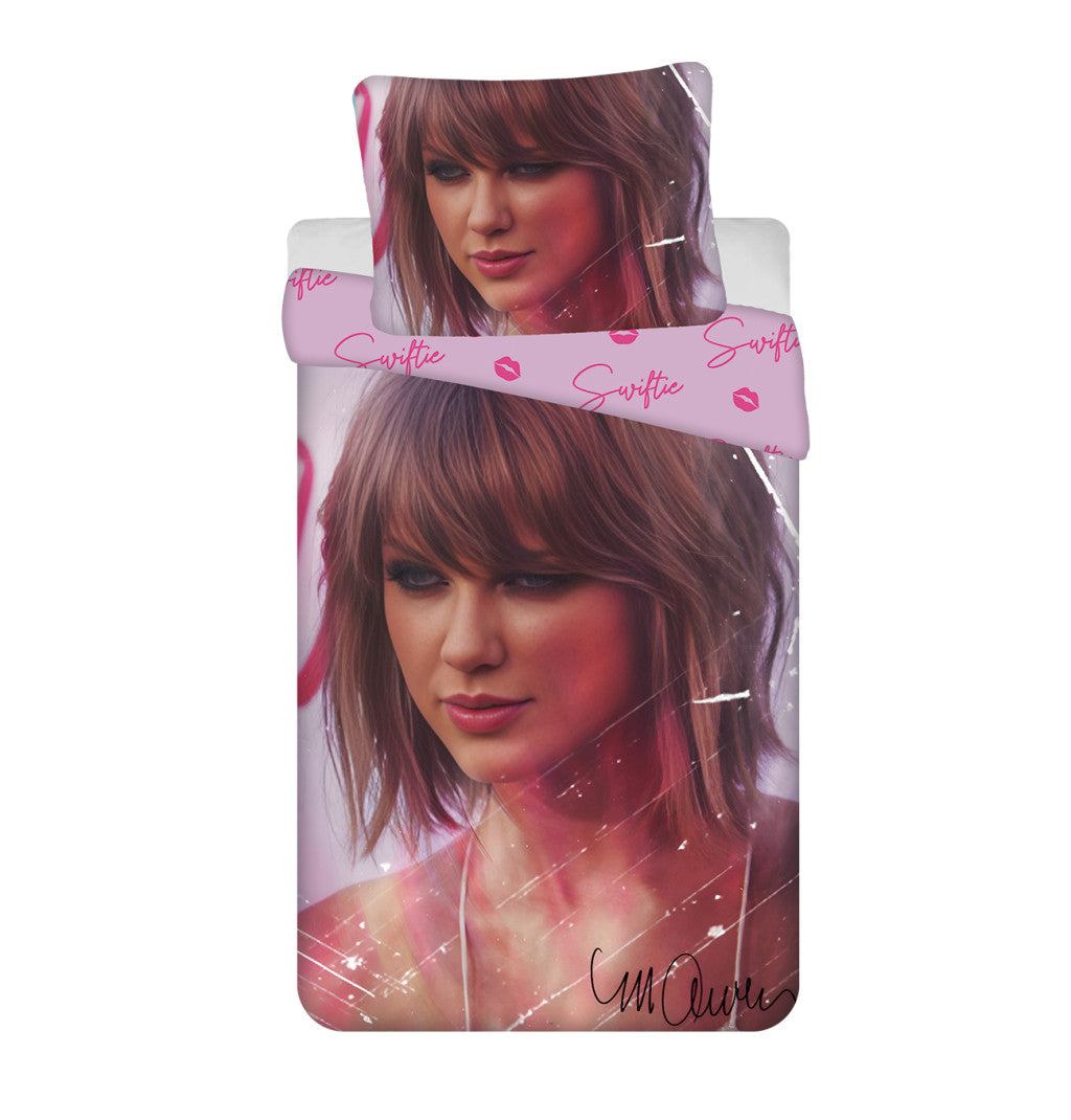 Taylor Swift Swiftie gultasveļas komplekts 140√ó200cm, 70√ó90cm