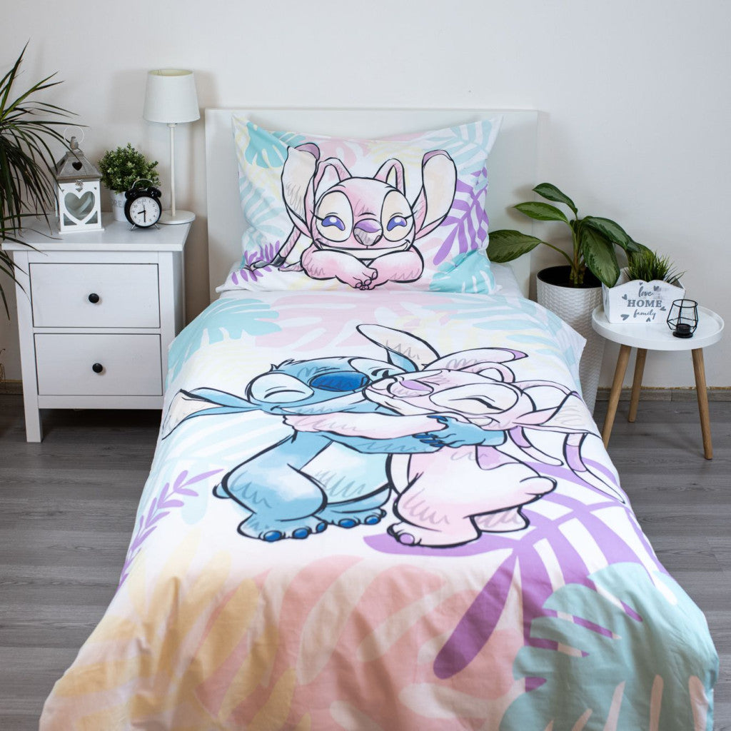 Disney Lilo un Stitch lapas gultas pārklājs 140–200 cm, 70–90 cm