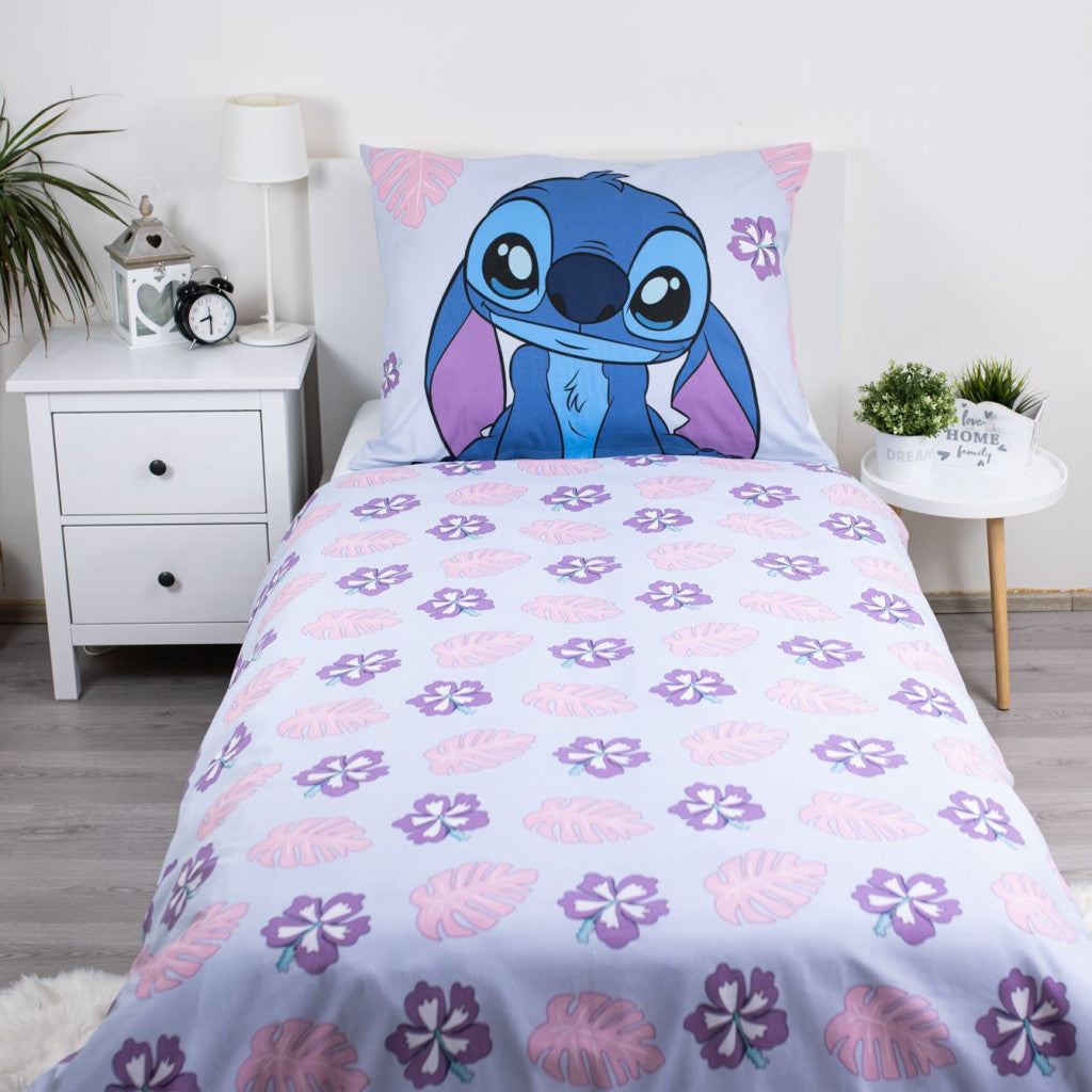 Disney Lilo un Stitch Mīlīgs gultasveļas pārvalks 140–200 cm, 70–90 cm