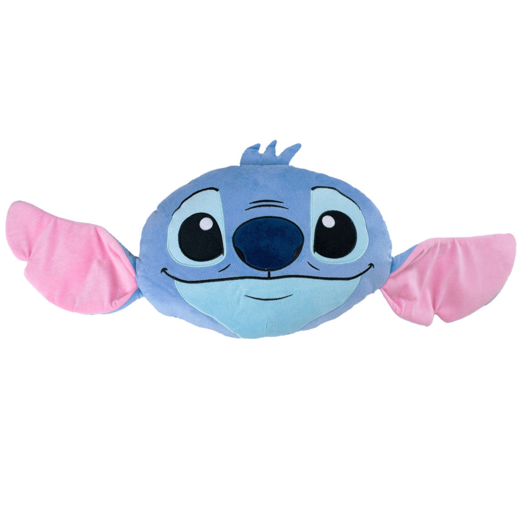 Disney Lilo un Stitch zils 3D spilvens, dekoratīvs spilvens 35 cm