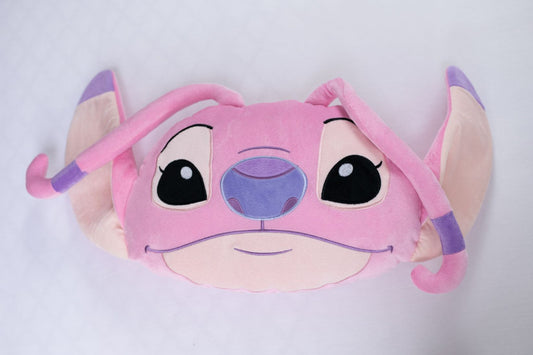 Disney Lilo un Stitch eņģeļa rozā 3D dekoratīvais spilvens 35 cm