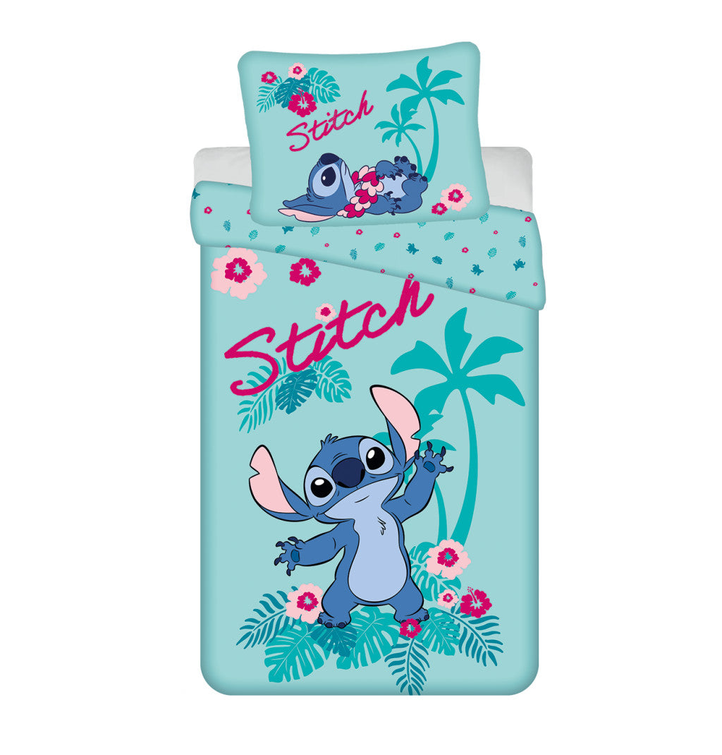 Disney Lilo un Stitch Havaju gultasveļas pārvalks 140–200 cm, 70–90 cm