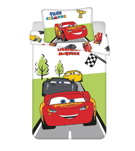 Disney Cars Champion bērnu gultasveļas komplekts 100–135 cm, 40–60 cm