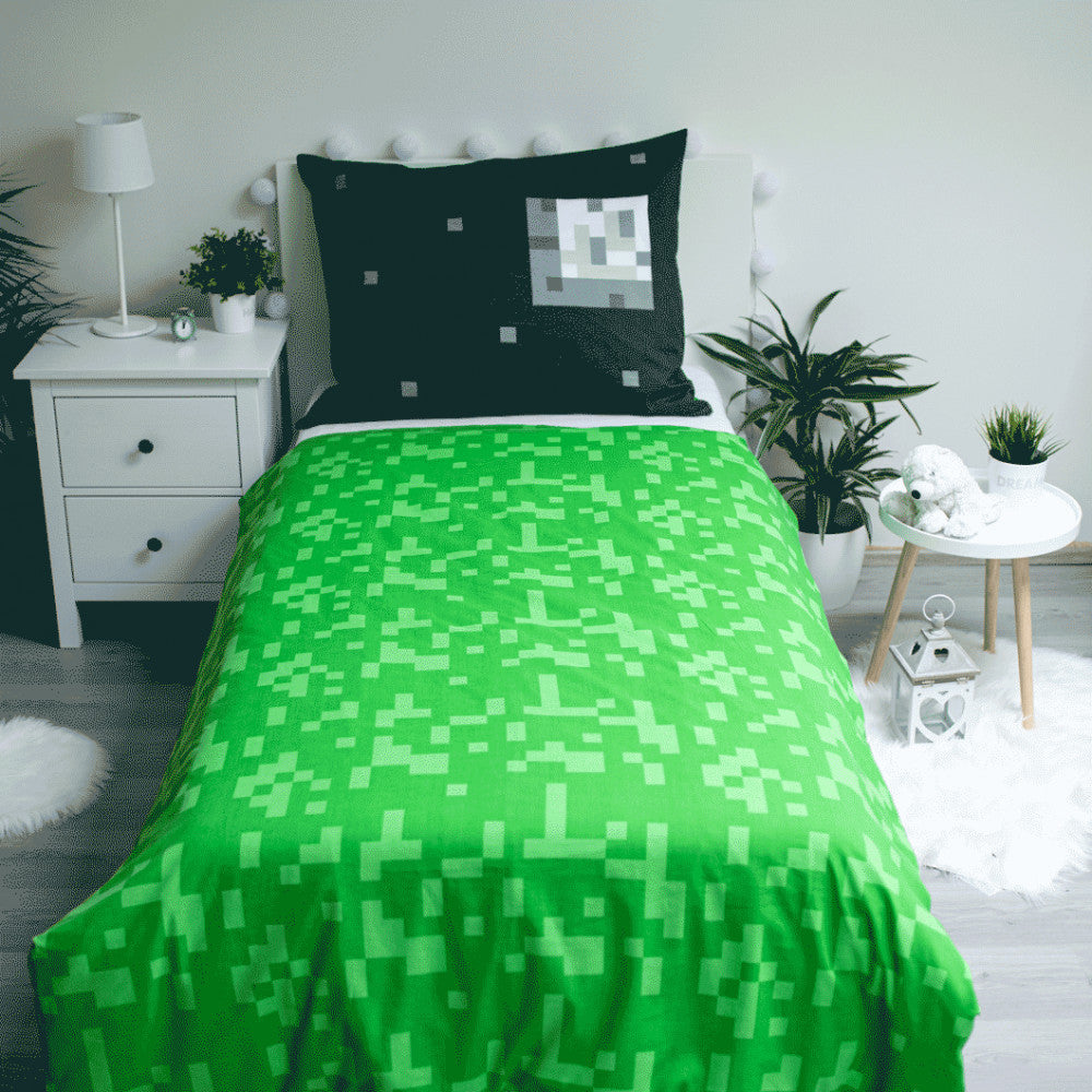 Minecraft Ssleep Tight gultasveļas komplekts 140√ó200cm, 70√ó90cm