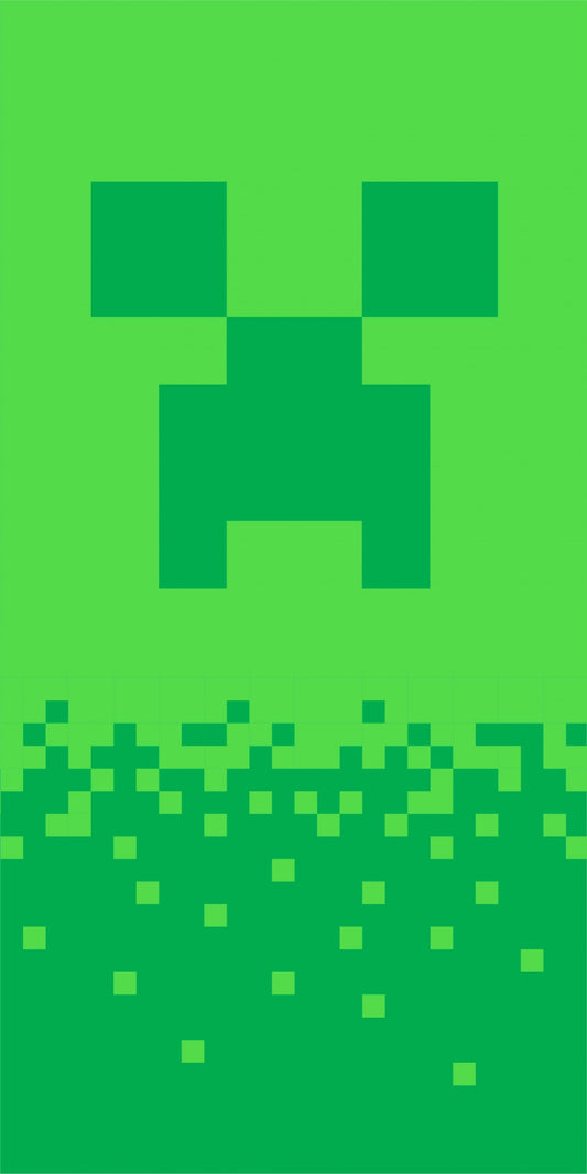 Minecraft vannas dvielis, pludmales dvielis Digital Creeper 70*140cm