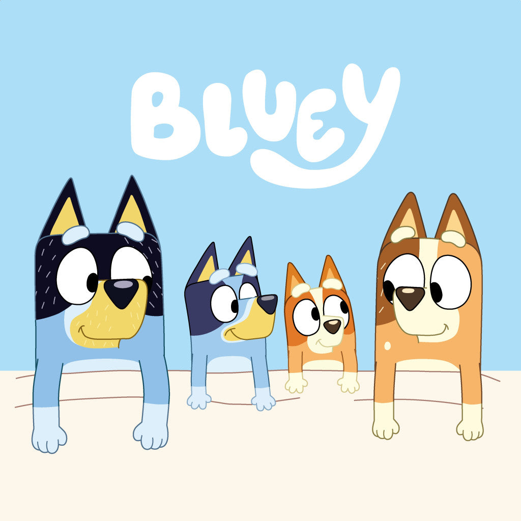 Bluey Cozy roku dvielis, sejas lupatiņa, dvielis 30x30 cm