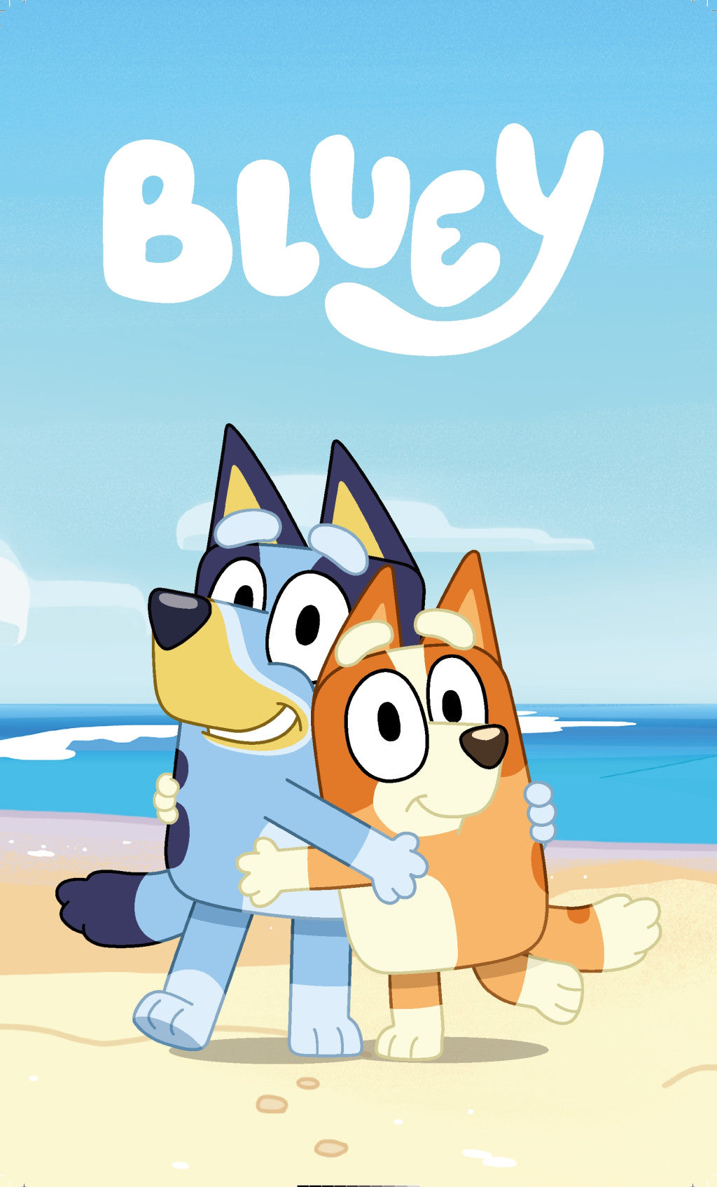Bluey Cozy roku dvielis, sejas dvielis, dvielis 30x50cm