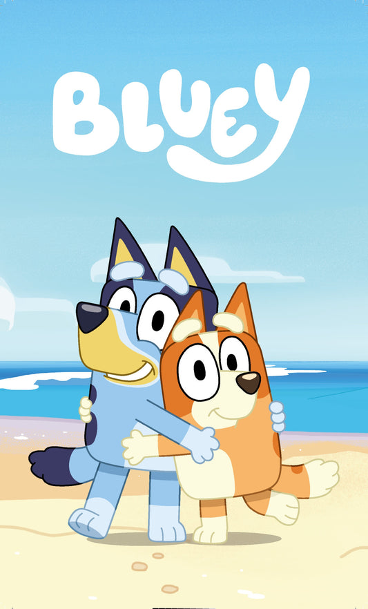 Bluey Cozy roku dvielis, sejas dvielis, dvielis 30x50cm