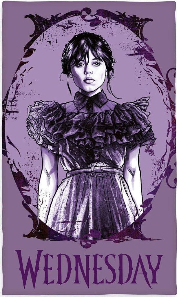Wednesday Gothic dvielis rokām, sejai, dvielis 30x50cm