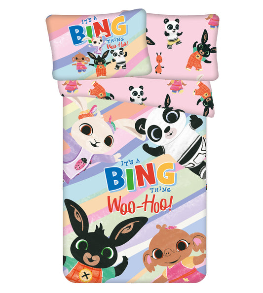 Bing It's a Thing bērnu gultasveļas komplekts 100–135 cm, 40–60 cm