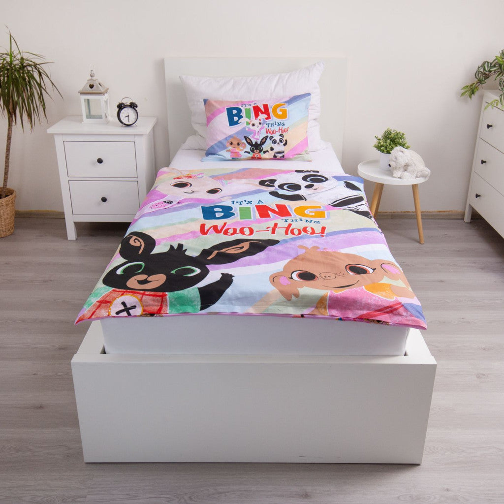 Bing It's a Thing bērnu gultasveļas komplekts 100–135 cm, 40–60 cm