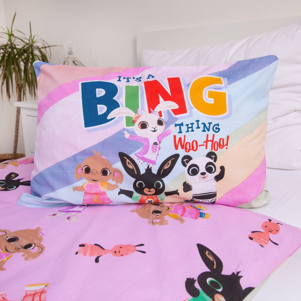 Bing It's a Thing bērnu gultasveļas komplekts 100–135 cm, 40–60 cm