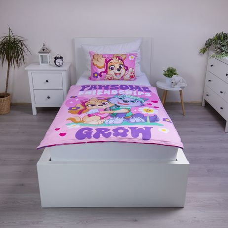 Ķepu patruļa Pawsome bērnu gultasveļas pārvalks 100√ó135cm, 40√ó60cm
