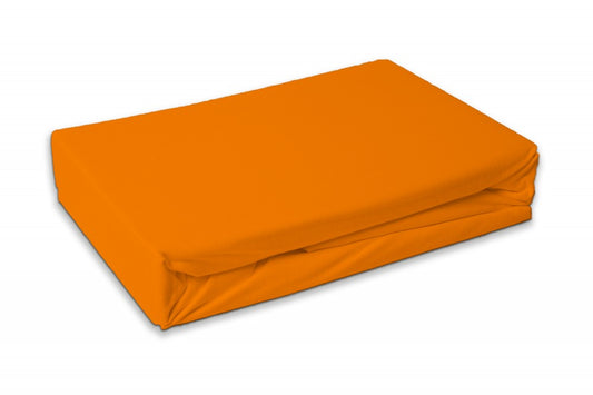Krāsa Oranža, Oranža palags ar gumiju 160x200 cm