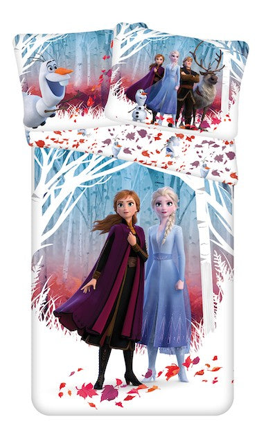 Disney Frozen Leaf gultasveļas komplekts 140–200 cm, 70–90 cm mikrošķiedra
