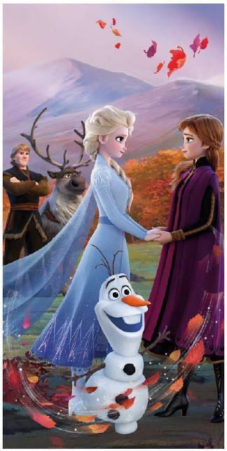 Disney Frozen Wind vannas dvielis, pludmales dvielis 70x140cm