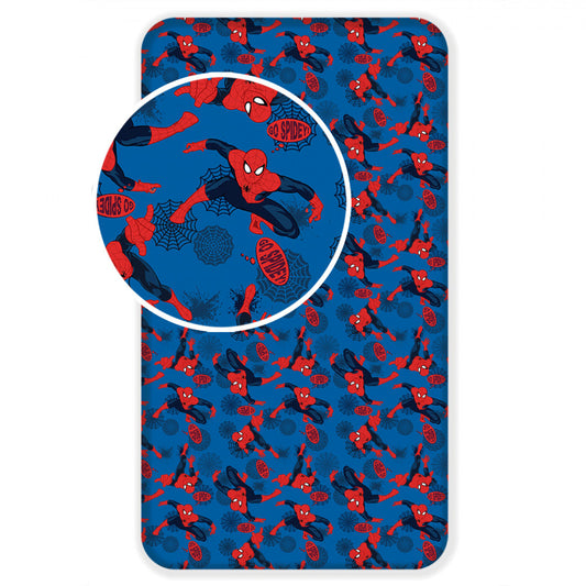 Zirnekļcilvēka palags ar gumiju 90x200 cm