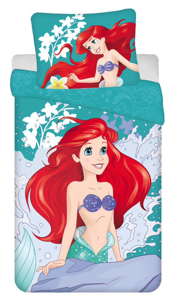 Disney Princess Ariel gultasveļas komplekts 140√π200cm, 70√π90cm
