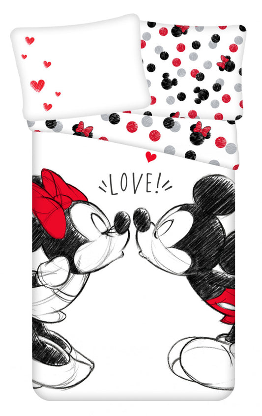 Disney Minnijas un Mikija gultasveļas komplekts 140–200 cm, 70–90 cm