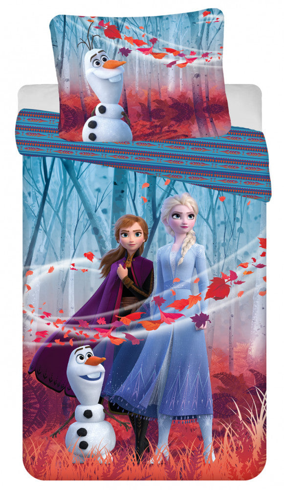 Disney Frozen Sisters gultasveļas komplekts 140–200 cm, 70–90 cm