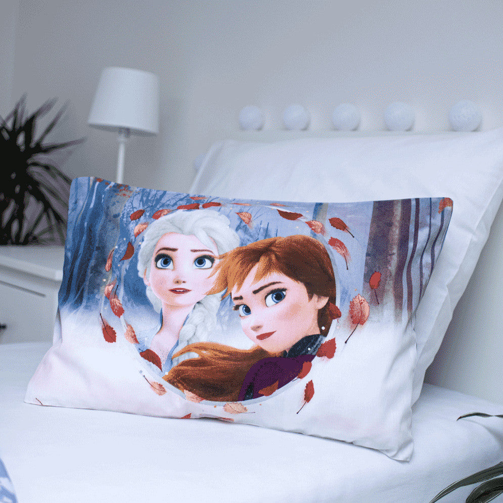 Disney Frozen siltā un vēsā bērnu gultasveļas komplekts 100–135 cm, 40–60 cm