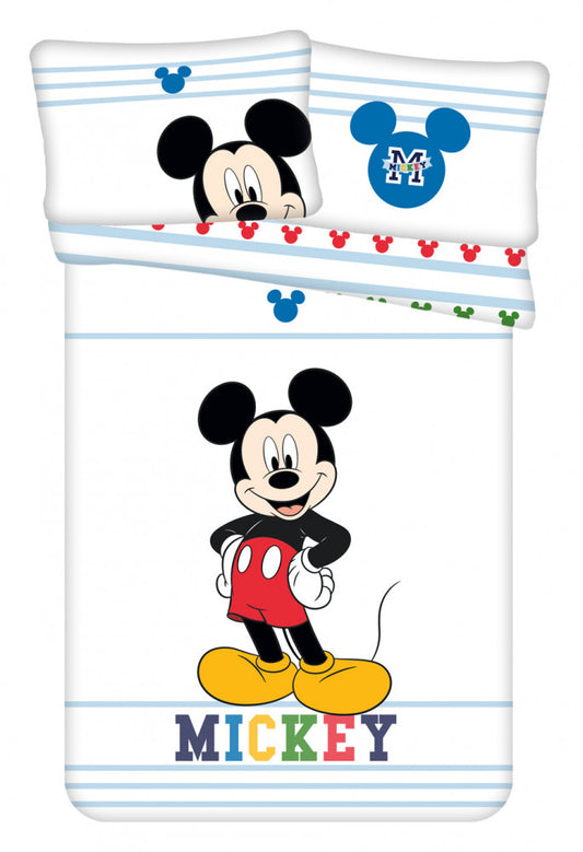 Disney Mickey Colors bērnu gultasveļas komplekts 100–135 cm, 40–60 cm