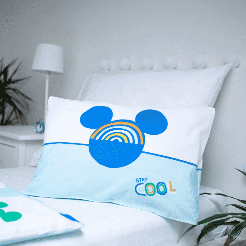 Disney Mickey Hello bērnu gultasveļas komplekts 100–135 cm, 40–60 cm