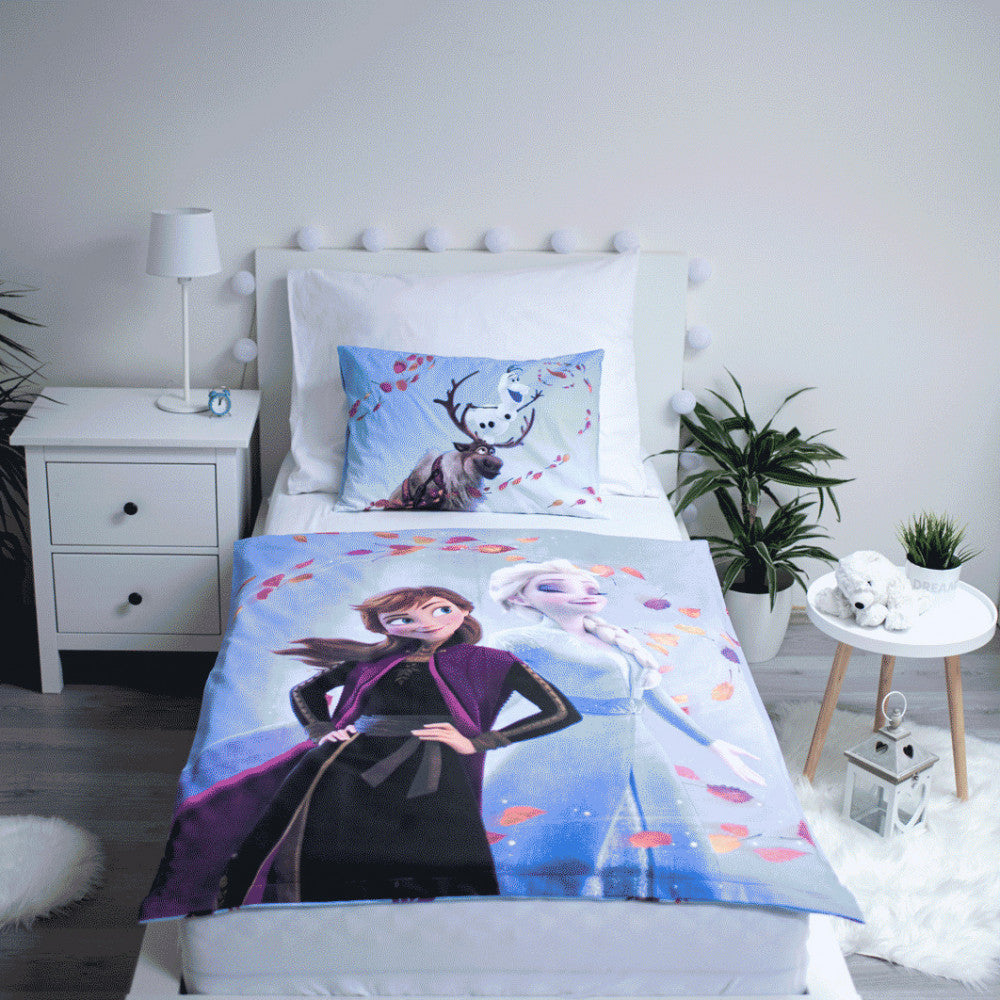 Disney Frozen Mystic bērnu segas pārvalks 100–135 cm, 40–60 cm