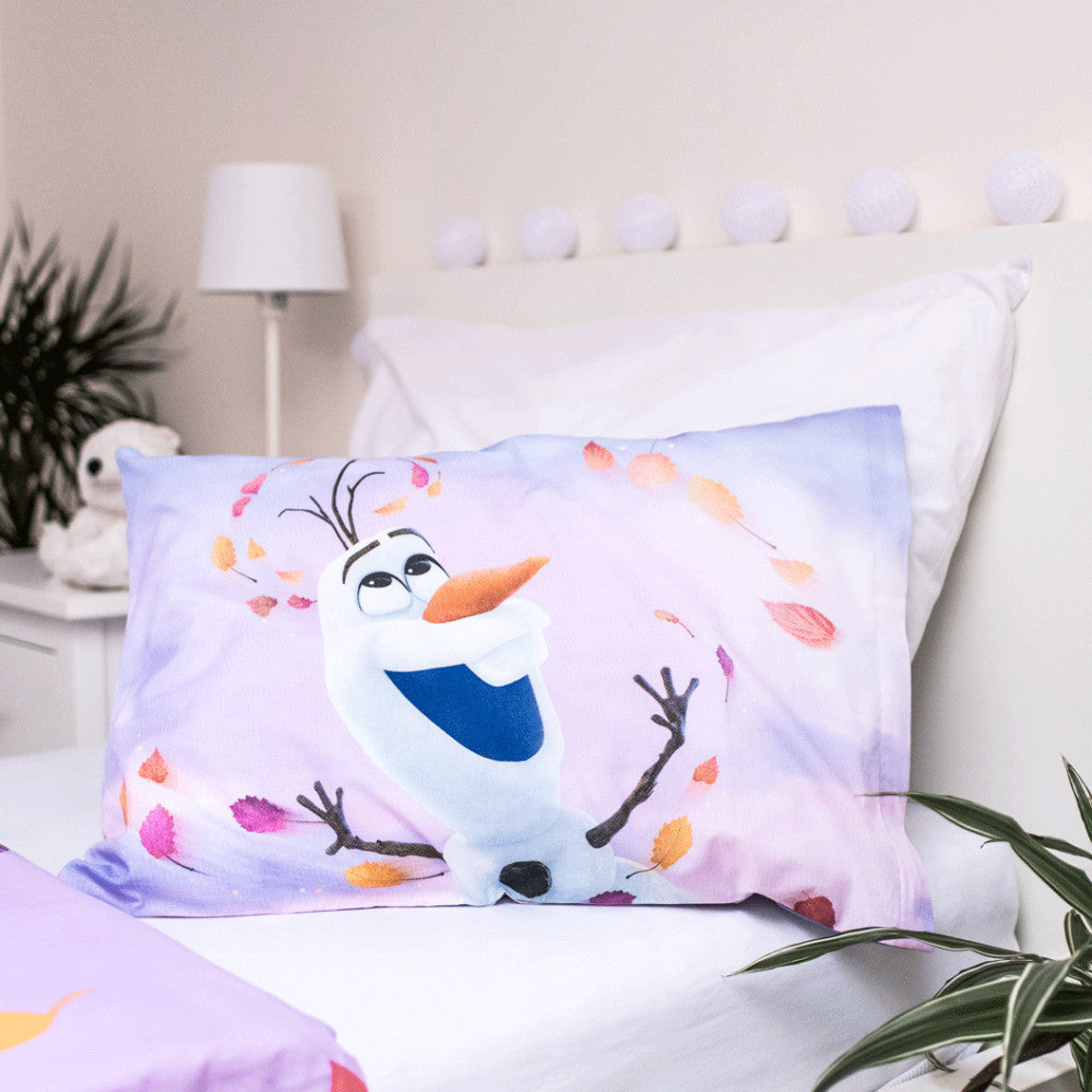 Disney Frozen Purple Cloud bērnu gultasveļas komplekts 100–135 cm, 40–60 cm