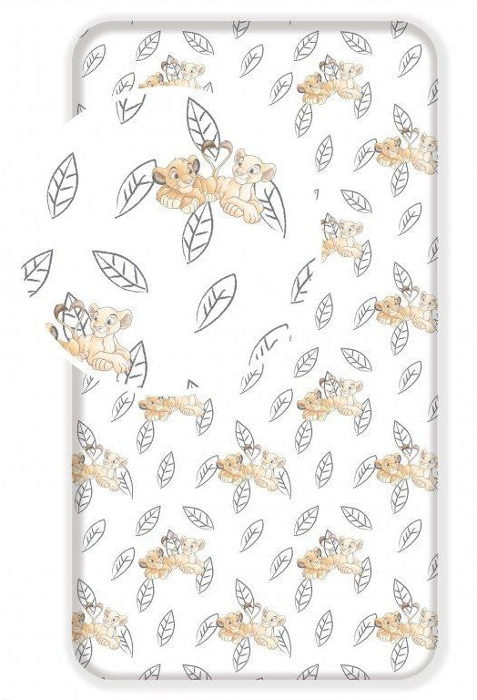 Disney Lauvu karaļa labākie draugi palags ar gumiju 90x200 cm