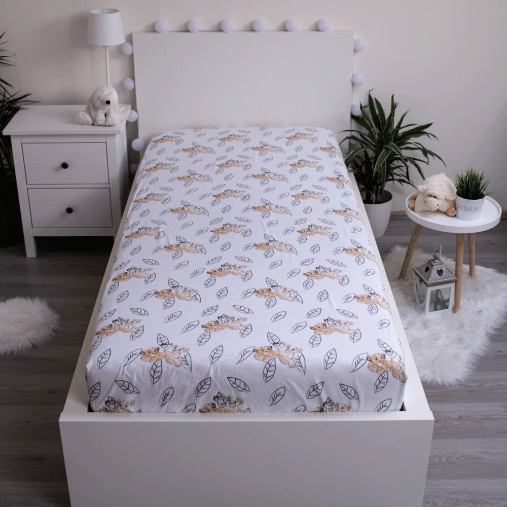 Disney Lauvu karaļa labākie draugi palags ar gumiju 90x200 cm