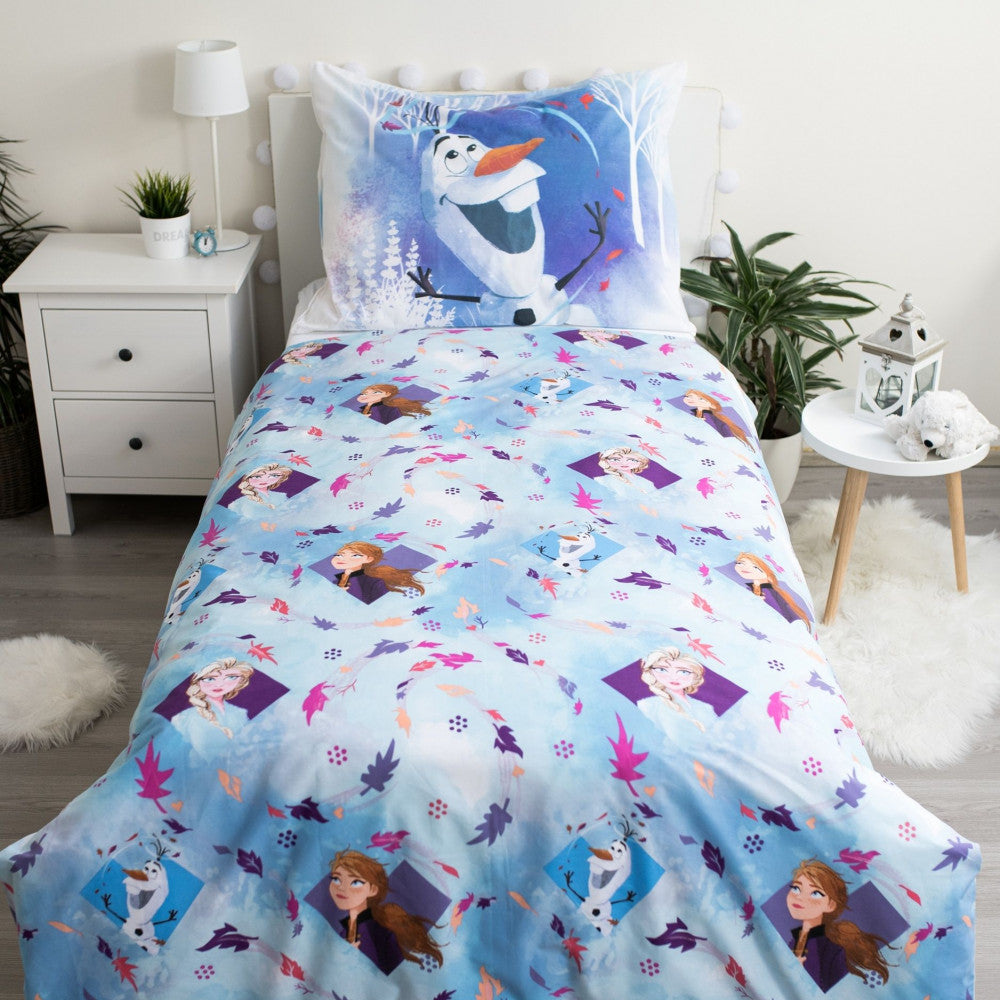 Disney Frozen balta gultasveļas pārvalks 140–200 cm, 70–90 cm