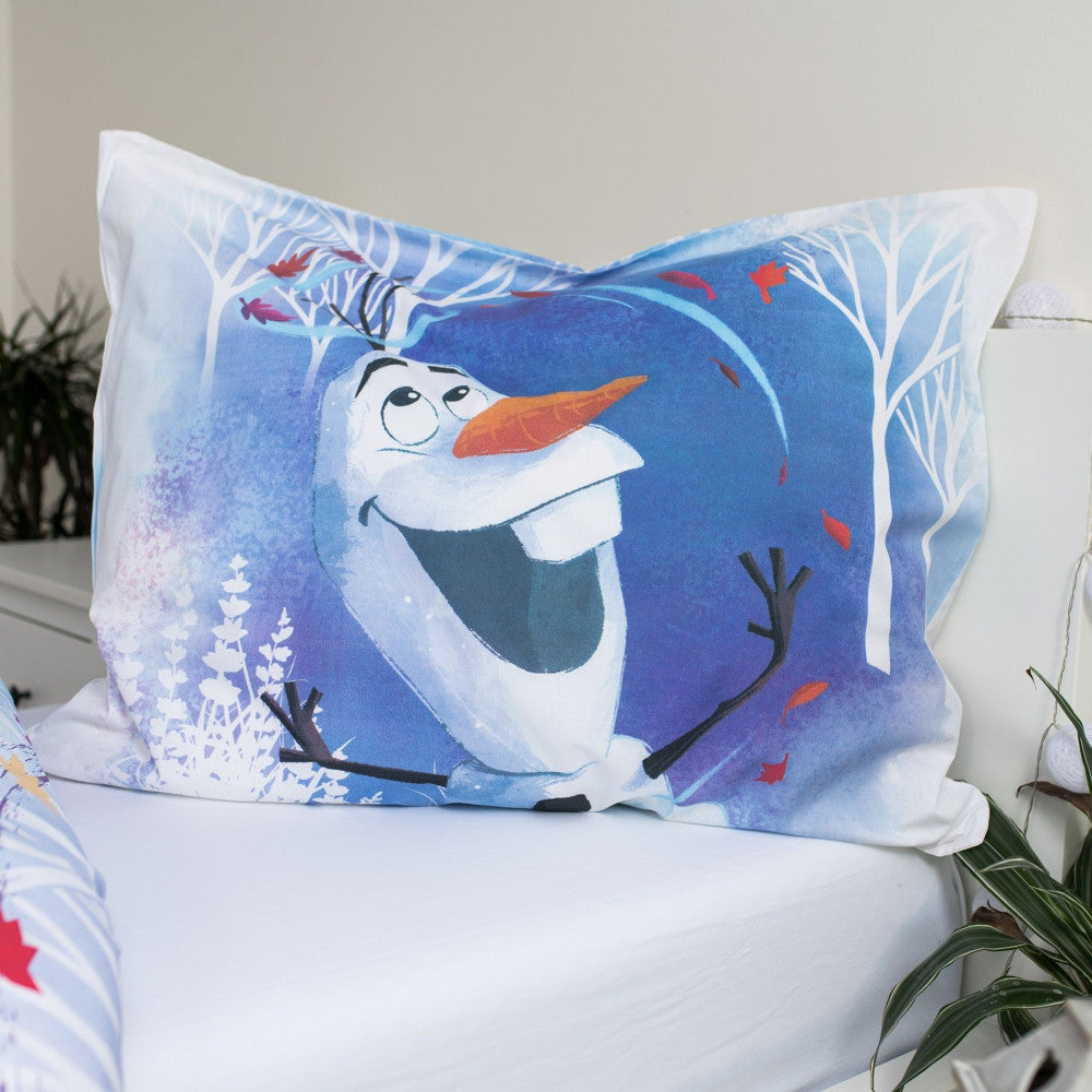 Disney Frozen balta gultasveļas pārvalks 140–200 cm, 70–90 cm