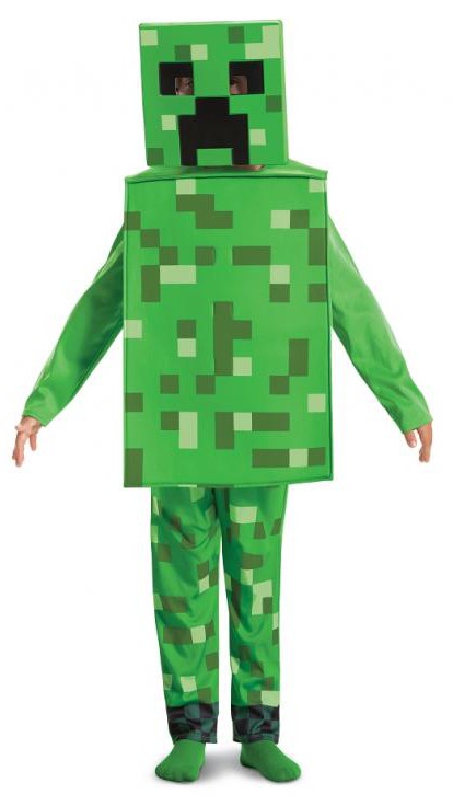 Minecraft Creeper kostīms 7-8 gadi