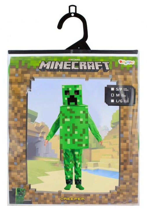 Minecraft Creeper kostīms 7-8 gadi