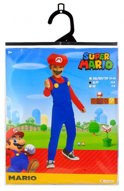 Super Mario kostīms 7-8 gadi