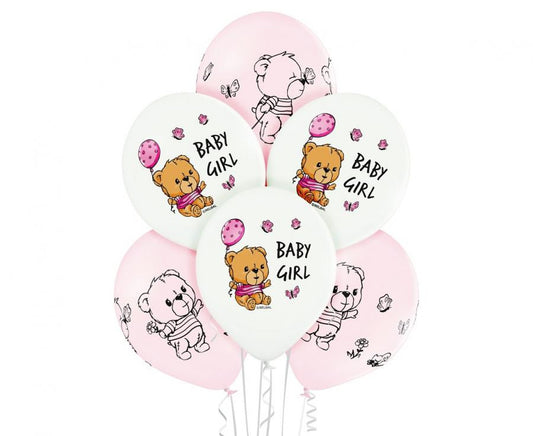 Mīļas meitenes baloni, 6 gab. 12 collas (30 cm)