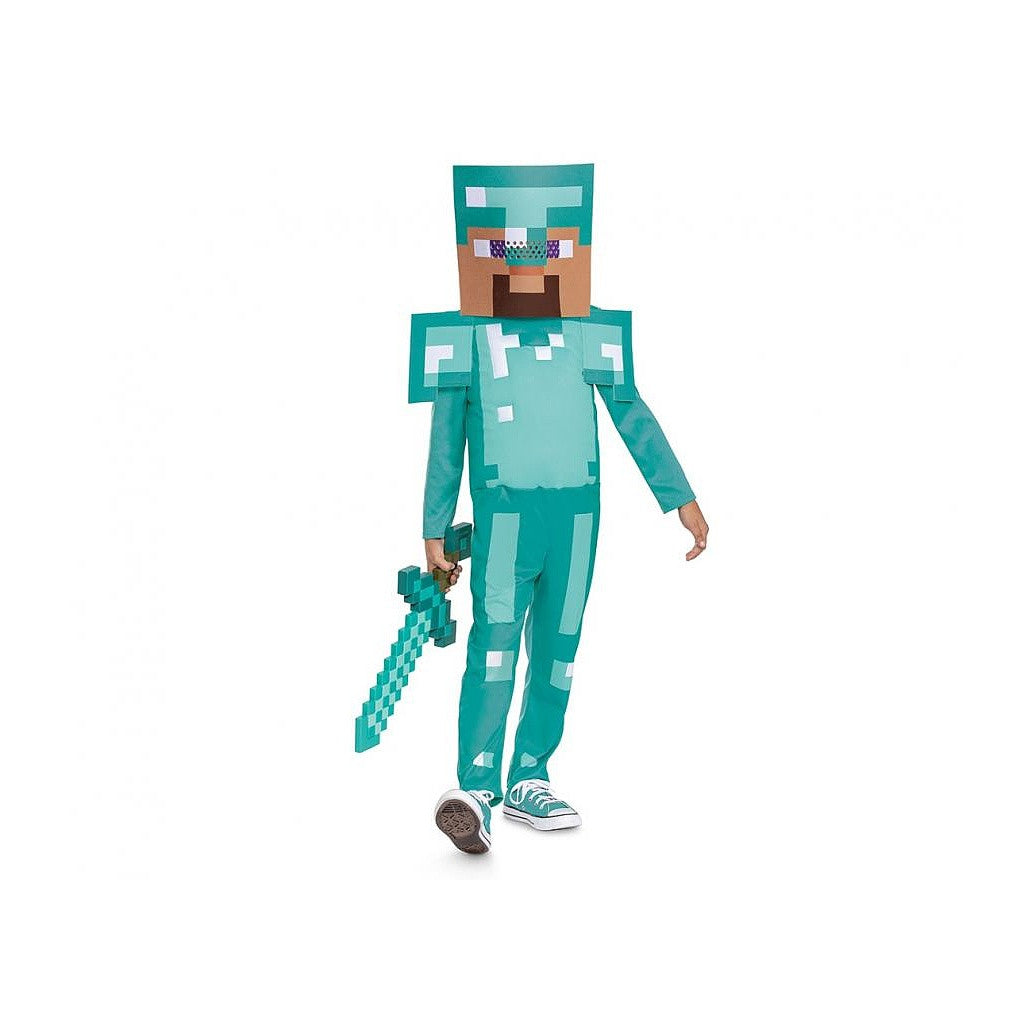 Minecraft Stīva Daimonda kostīms 7-8 gadi