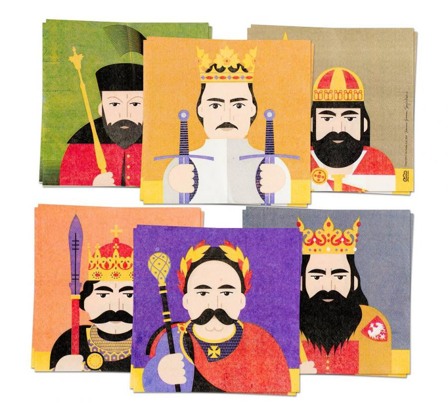 Salvetes "Royal Kings" 12 gab., 33x33 cm