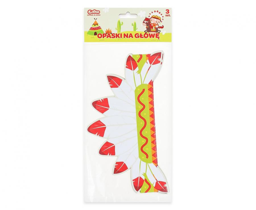 Indijas Indijas Ballīte, galvas saite 3 gab.