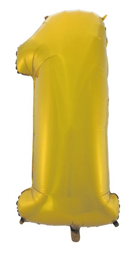 Folijas balons "Cipars Zeltains" 92 cm, paklājiņš zelta krāsā