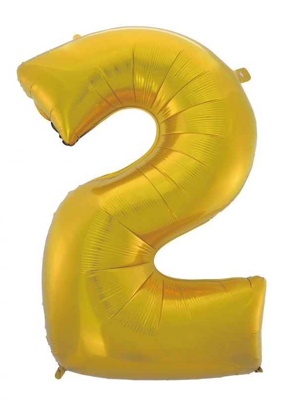 Folijas balons "Cipars Zeltains" 92 cm