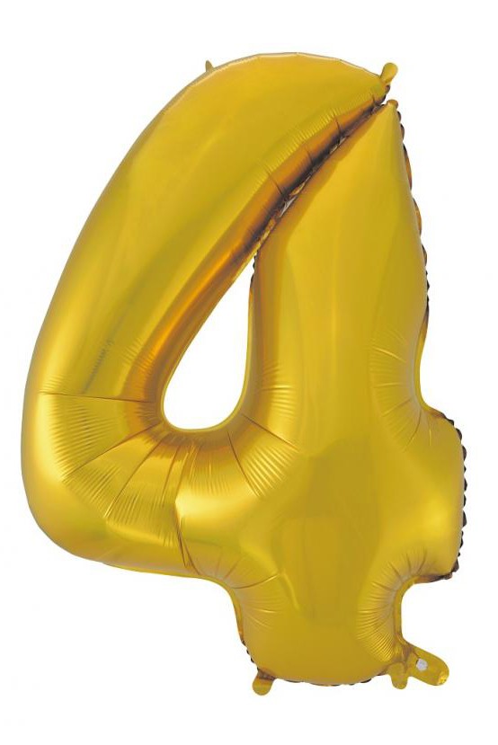 Folijas balons "Cipars Zeltains" 92 cm, paklājiņš zelta krāsā