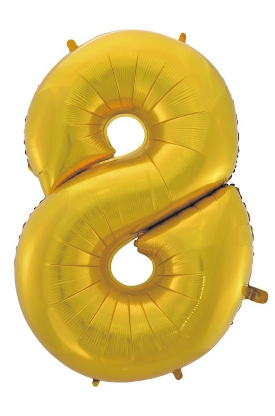 Folijas balons "Cipars Zelta Paklājiņš" 92 cm, zelta krāsā